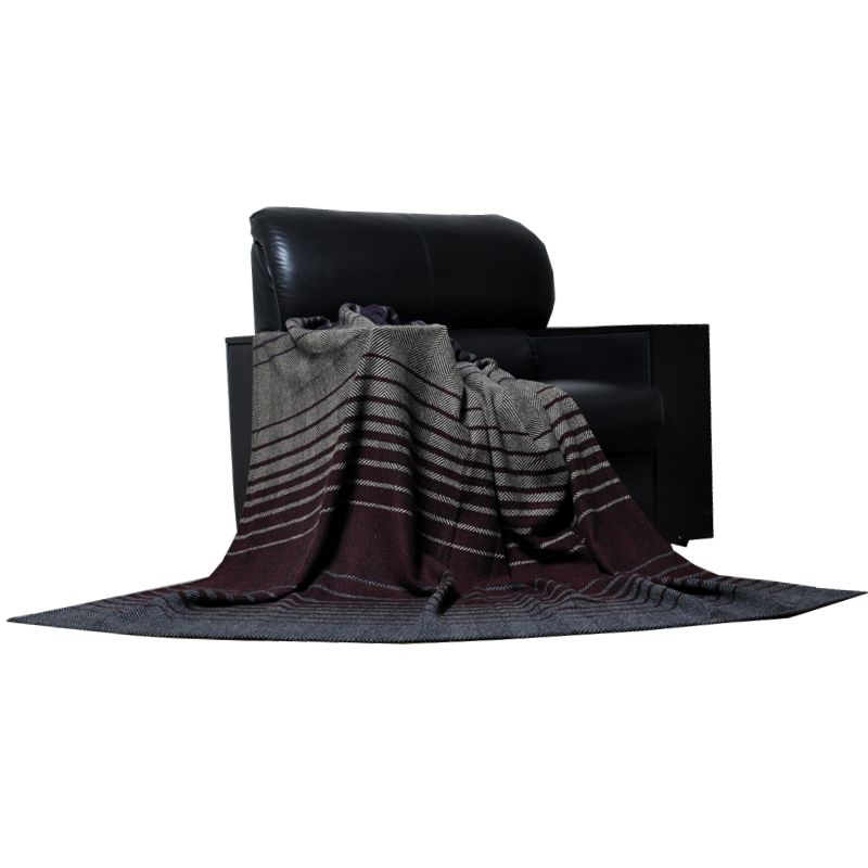 Modern-Nordic-living-room-decor-lambswool-throw-on-leather-armchair