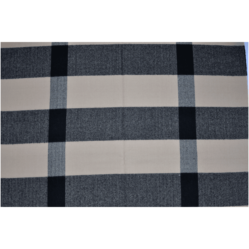 WDX2204 Plaid Acrylic Scarf Fabric Texture Close-Up, 2.36μm Cashmere-Grade Fiber