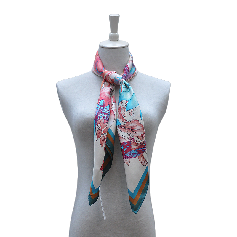 WEJ2206-silk-scarf-styled-in-classic-front-knot-on-mannequin