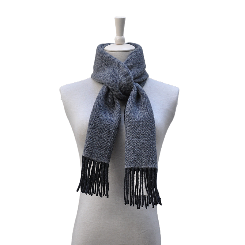 charcoal-grey-business-style-280gsm-scarf-th2301-border