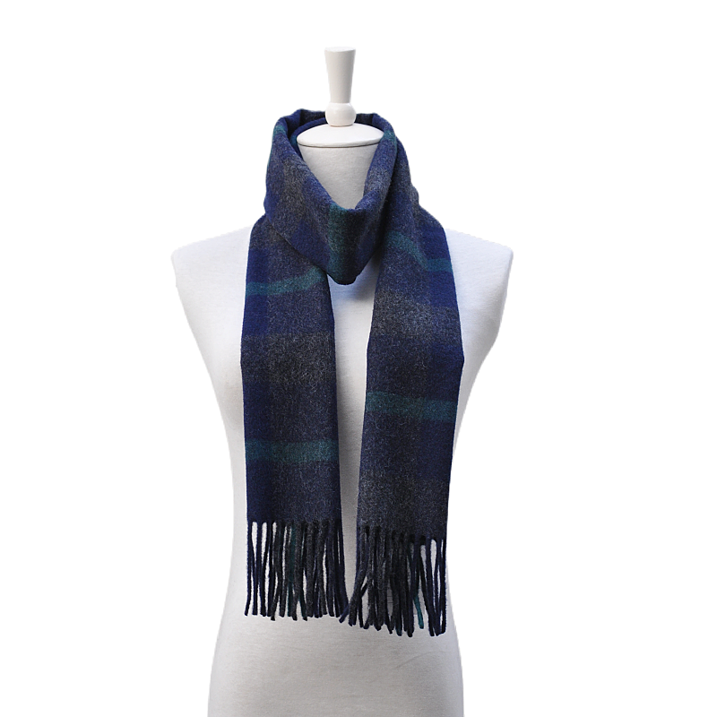 Versatile wool cashmere scarf for fall winter