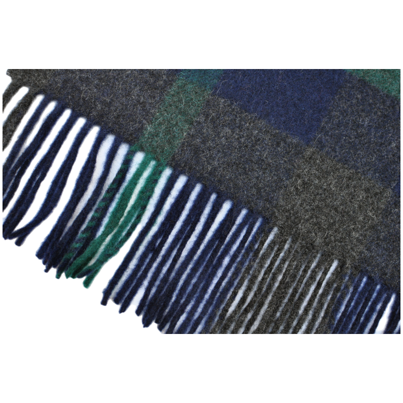 Mens luxury gift accessory plaid scarf