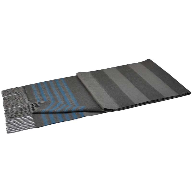 Close-up of neatly folded luxury 100% Merino wool long scarf WAZ1902-A