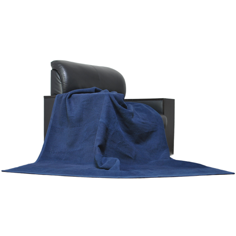 BLUE PHOENIX TDH2301 navy blue flame retardant blanket displayed for institutional and outdoor applications