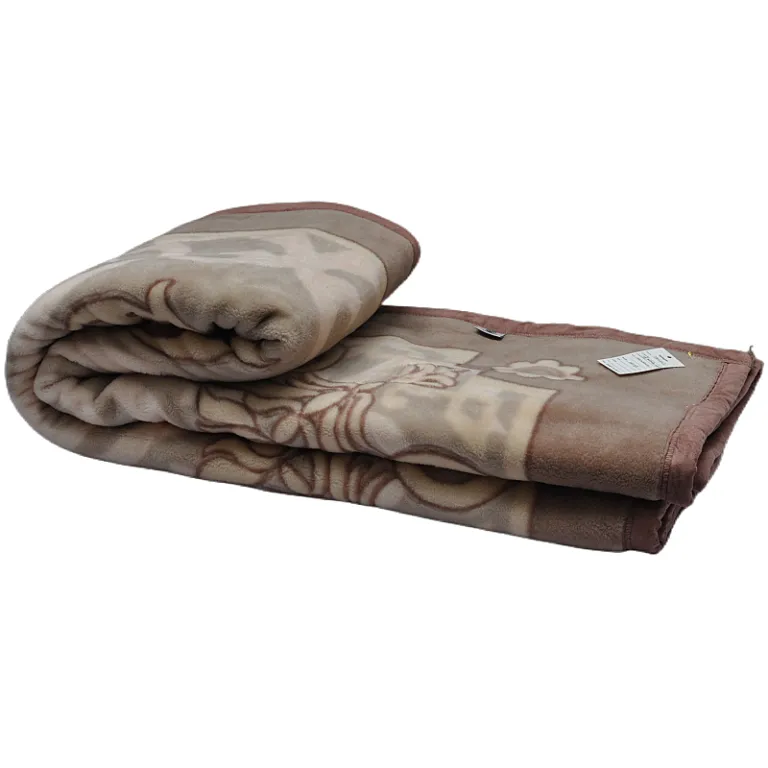 Premium 100% Australian Merino Wool Raschel Blanket - TBM1603