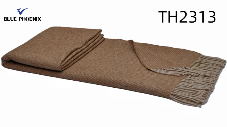 カスタムデザインのキャメルウールブランケットメーカー - BLUE PHOENIX