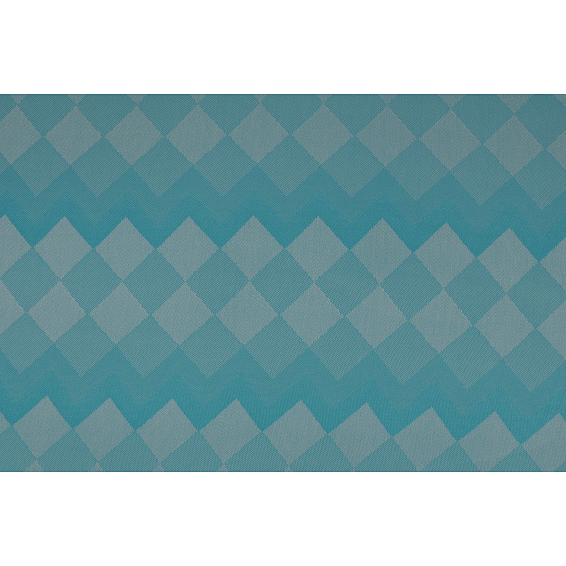 Artistic botanical pattern detail on TEH2302 bamboo fiber bed runner for high-end boutique interior styling