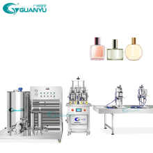 Guanyu Semi-automatic Perfumes Production Line Glass Bottles Filling Capping Machine Perfume Package Machine