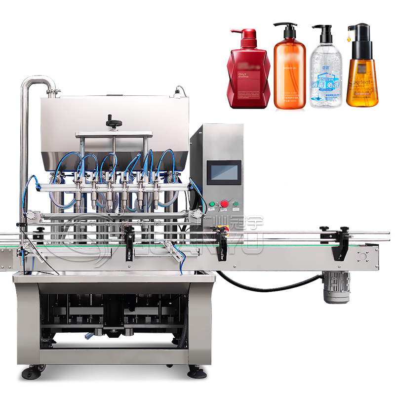  Customized Automatic six-head filling mchine manufacturers From China | GUANYU 