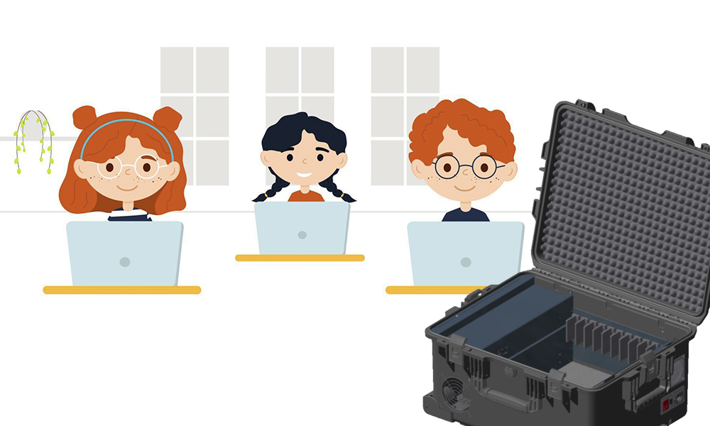 Enhancing Classroom Efficiency with Chromebook Charging Trolleys FineDEE