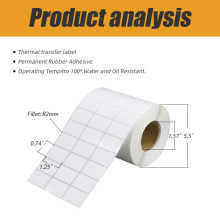 Customized Low MOQ Custom Barcode Label Private Label Logo Packaging Sticker Roll manufacturers From China | jflabel