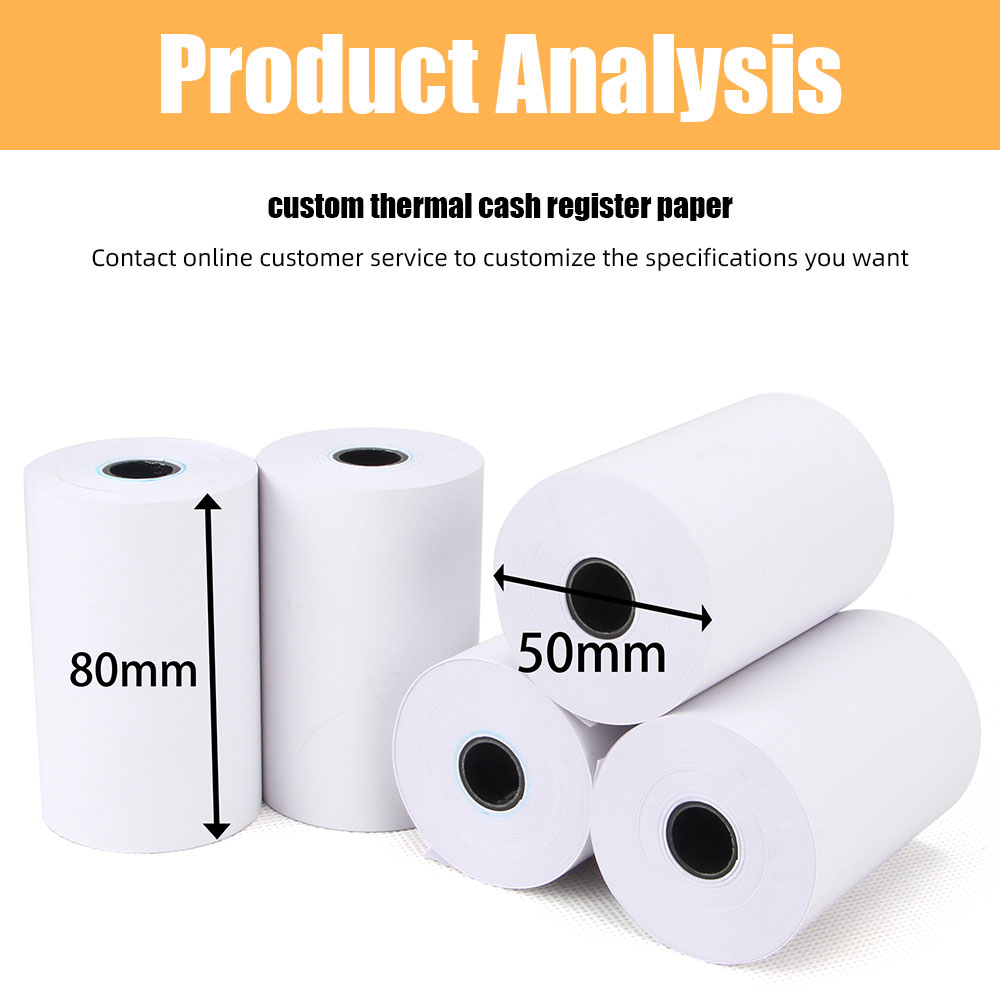 Factory wholesale cash register paper roll ATM machine paper ...