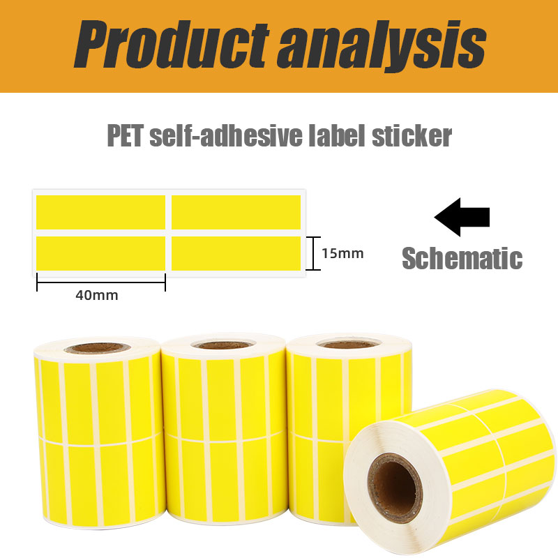 Customized PET Adhesive Label Sticker Special Label Sticker Manufacturer