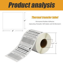 Wholesale heat transfer label paper made in china sticker jflabel
