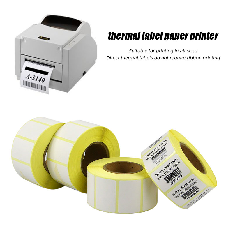 Customized Wholesale Self Adhesive Label Sticker Roll