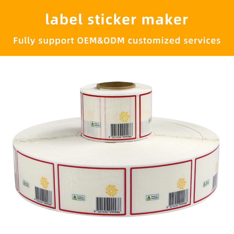 self adhesive label sticker