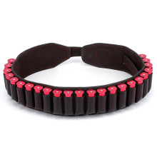 TOURBON Genine Leather Shotgun Bandolier Cartridge Belt