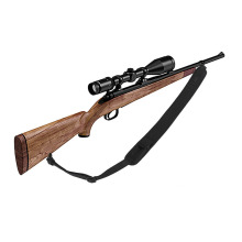 TOURBON Leather Rifle Gun Sling With Cartridge Ammo Holders Swivels Strap