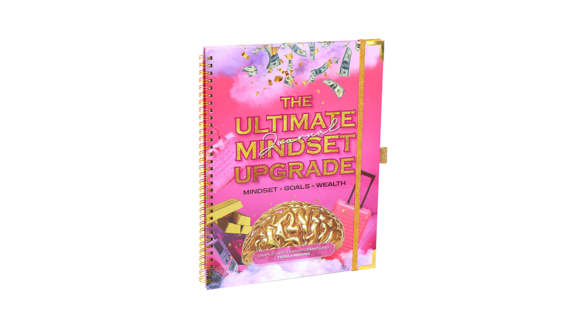 Custom spiral hardcover budget planner printing mindset journal sese