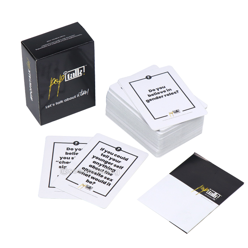 Customized Question Card Game Printing Conversation Card - SeSe Printing