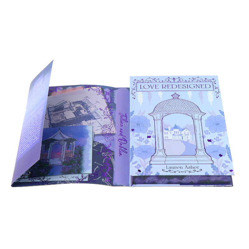 Foil Special Hardcover Book with Sprayed Edges and Packaging