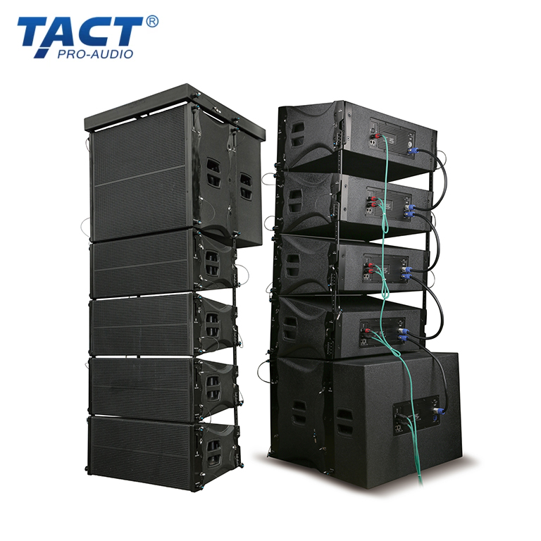 Powered Double 10 Inch Line Array Speaker For Outdoor Occasions