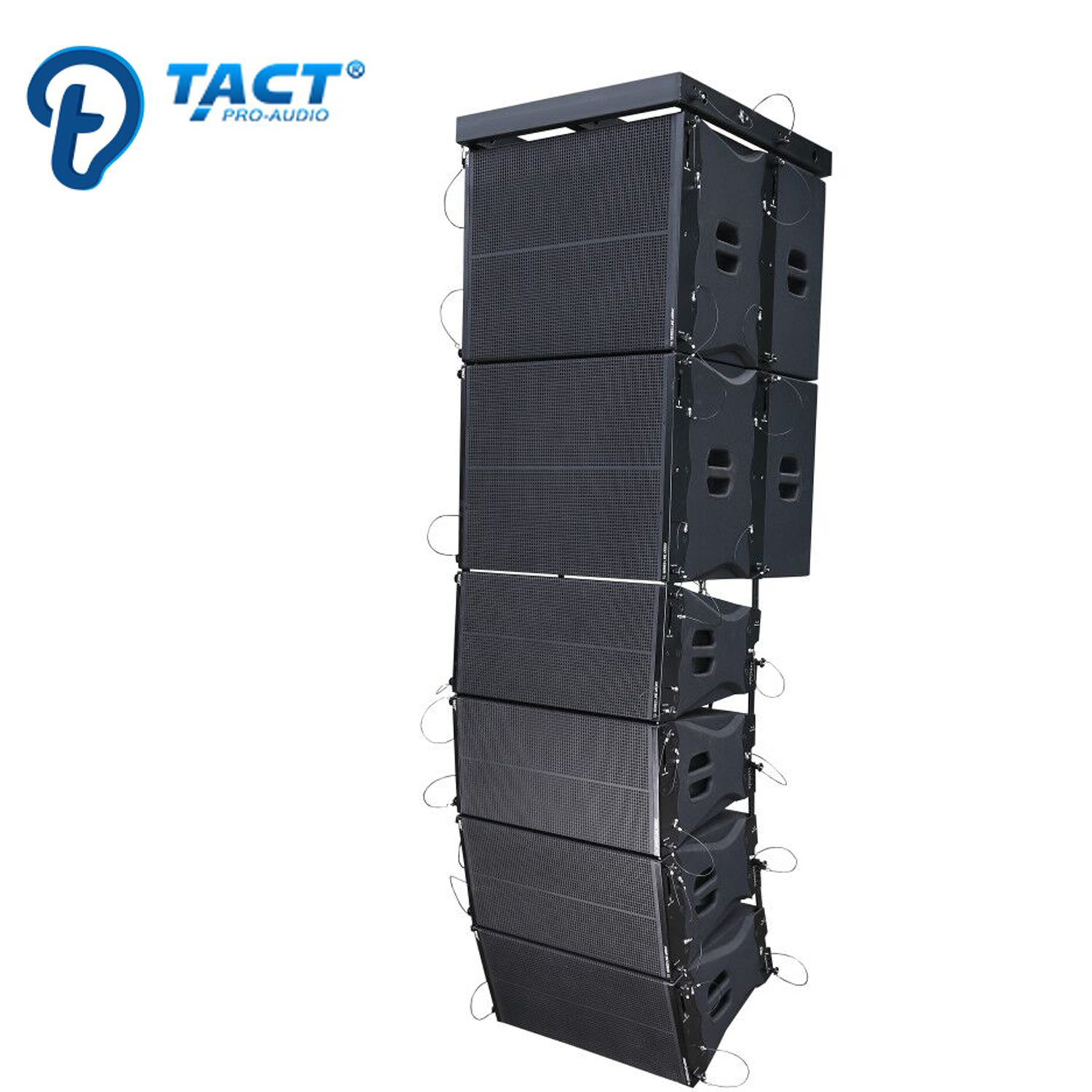 TACT Double 10 inch Line array speakers professional sound system outdoor speaker line array