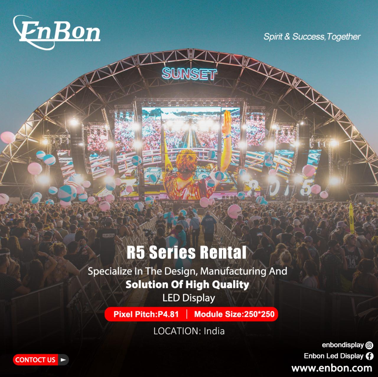 led screen for stage rental | Enbon
