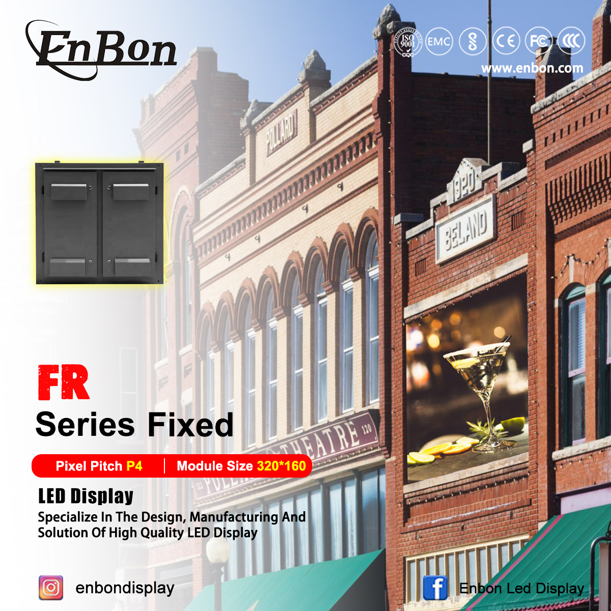 what is outdoor led video panel | Enbon