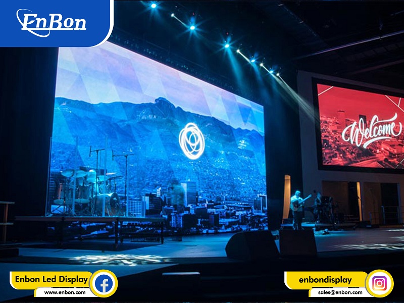 led stage screen rental