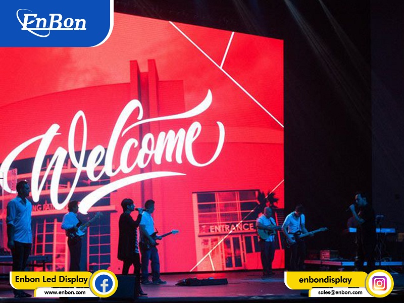 led stage screen rental