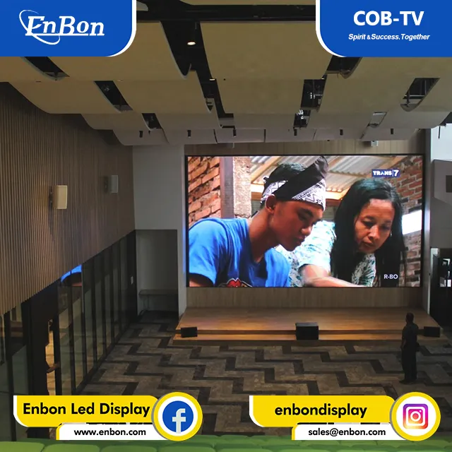 เทคโนโลยี ShenZhen 1.25mm COB TV หน้าจอวิดีโอ 8K หน้าจอแสดงผล LED Wall Panel | ผู้ผลิตจากประเทศจีน | เอนบอน