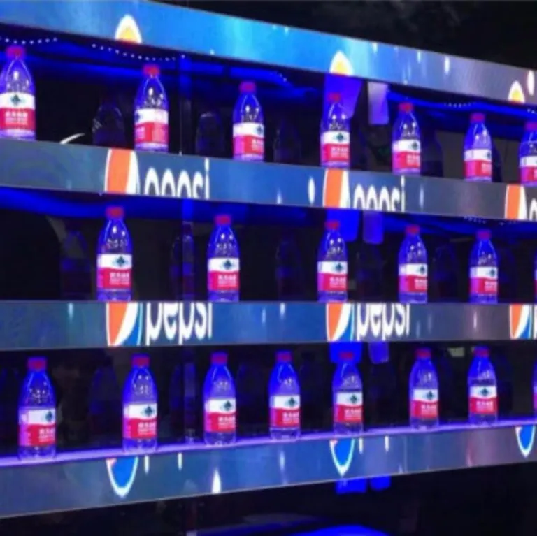 Prix ​​d'usine en gros écran d'affichage d'étagère de panneau de mur vidéo fixe d'intérieur P2.5 pour centre commercial