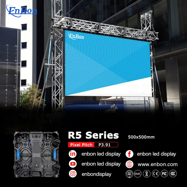 Hd Kapalı|dış mekan Kiralık Ekran Özelleştirilmiş P3.91mm Tam Renkli Led Video Ekran|Enbon Çin
