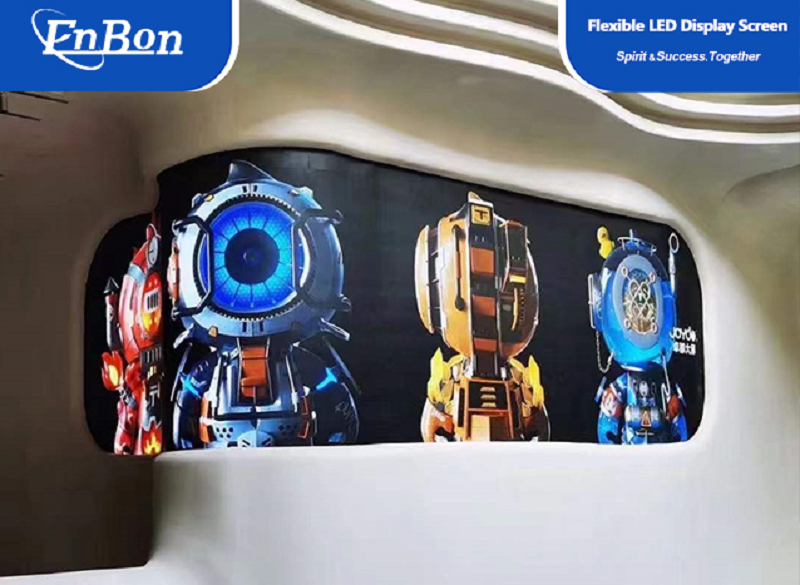 Flexible LED panel screen display