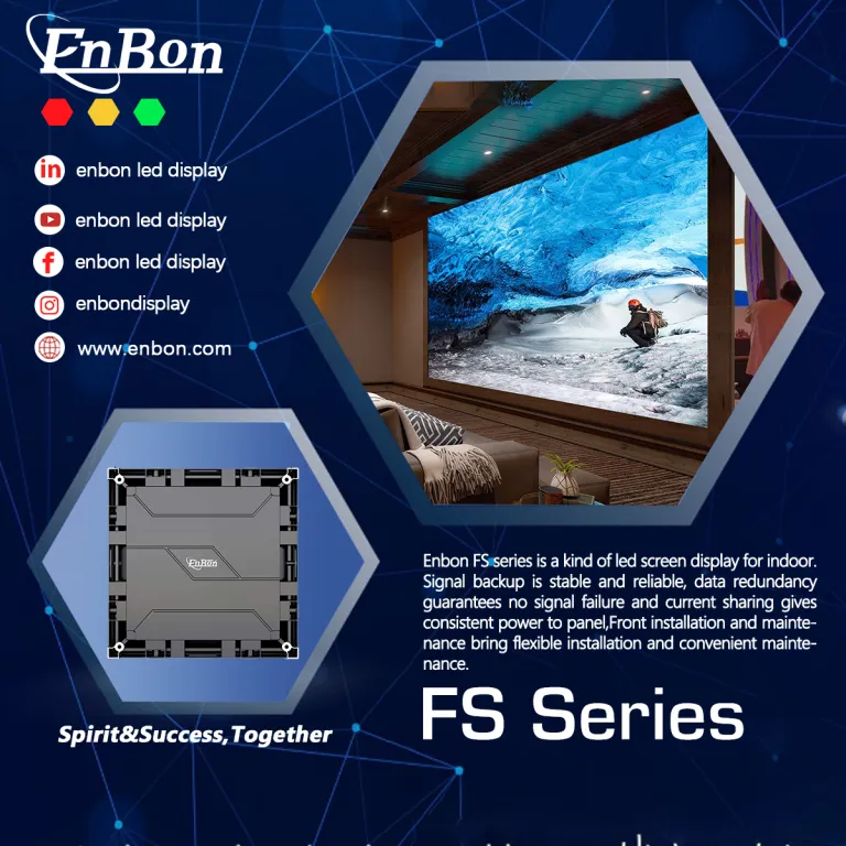 Exibição de LED P3 À Prova D' Água Superior Publicidade Outdoor de Instalação Fixa | Fabricante da China | Enbon