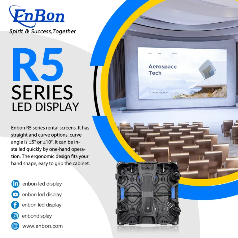 R5 series Die-casting Aluminum Cabinet Indoor P2.604 P3.91 LED Advertising Video Wall Rental LED Display Screen