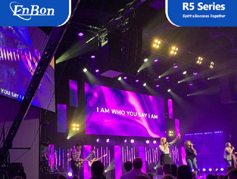 LED stage screen display