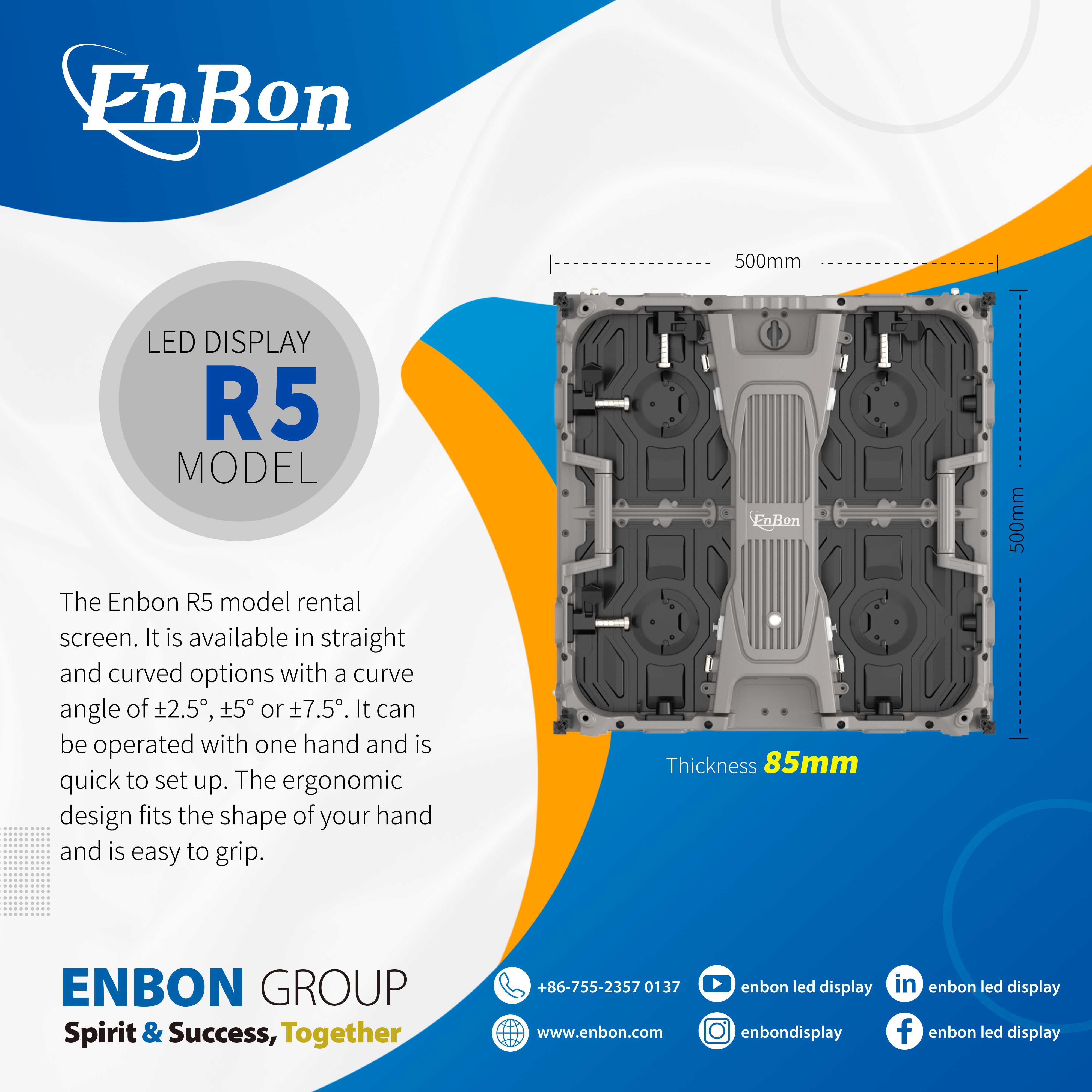 portable outdoor led signs | Enbon