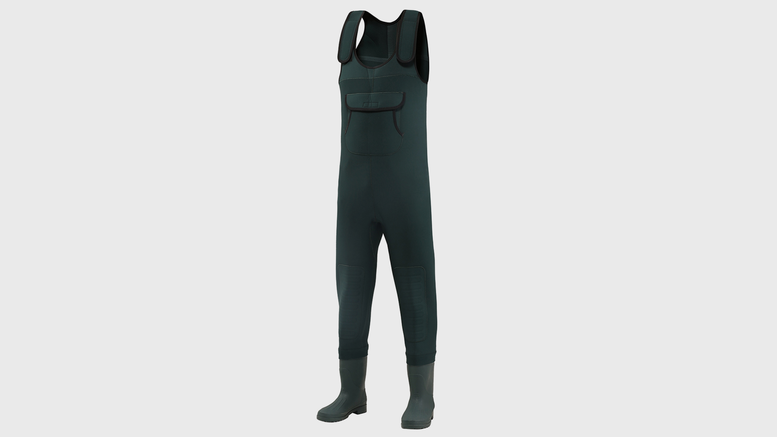 4mm neoprene waders with PVC boots