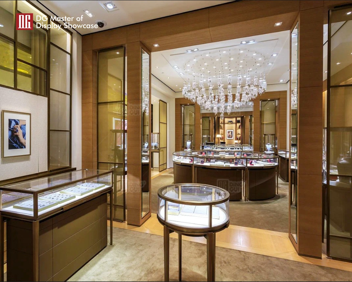 DG Showcase luxury jewelry showcase cabinet shop display counter design