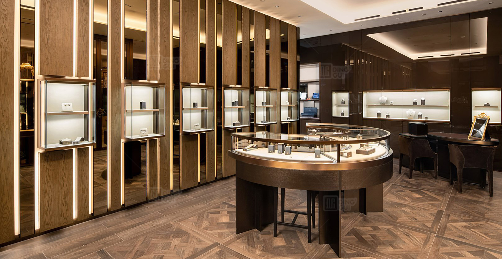 Italian jewelry watch luxury brand store | DG Display Showcase