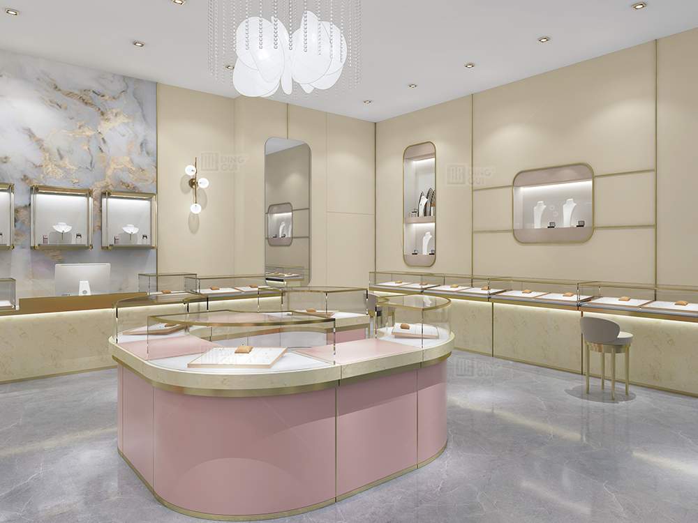 American CuttingEdge Jewelry Brand Store Display Project DG Display