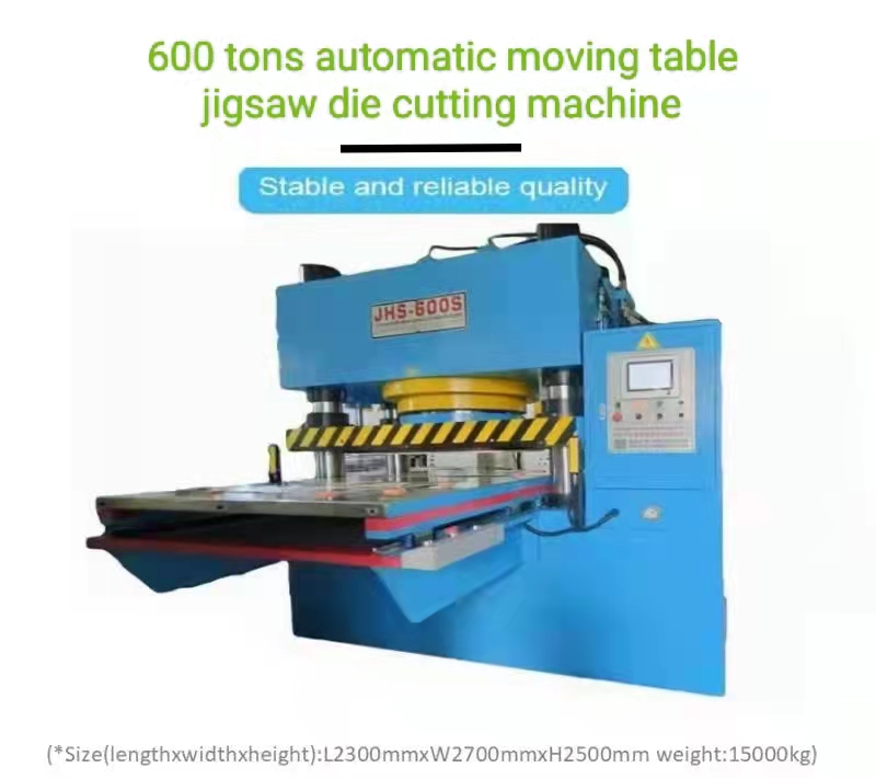 600 Ton Double Mobile Platform puzzle cutting machine