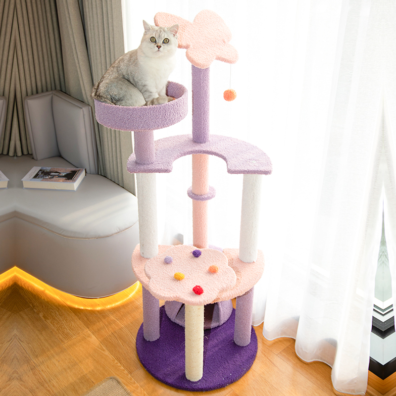 Butterfly cat tree Three styles for big cats and kittens HET-691