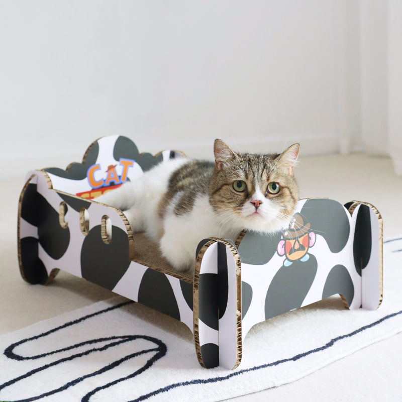 Quality wearresistant claw cat sofa corrugated Manufacturer Halflypets