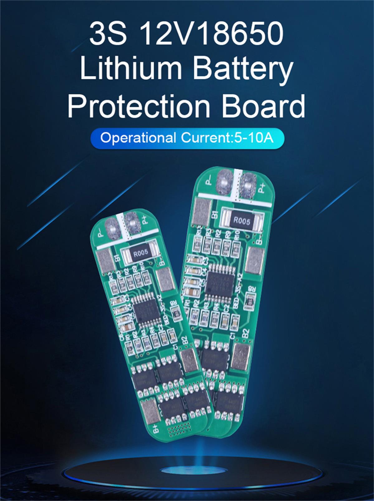 3S 18650 Lithium Battery BMS Board