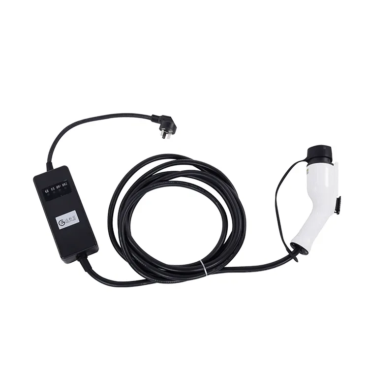 SAEJ1772 China electric car portable gbt 16A 3.3KW charging cable for ...