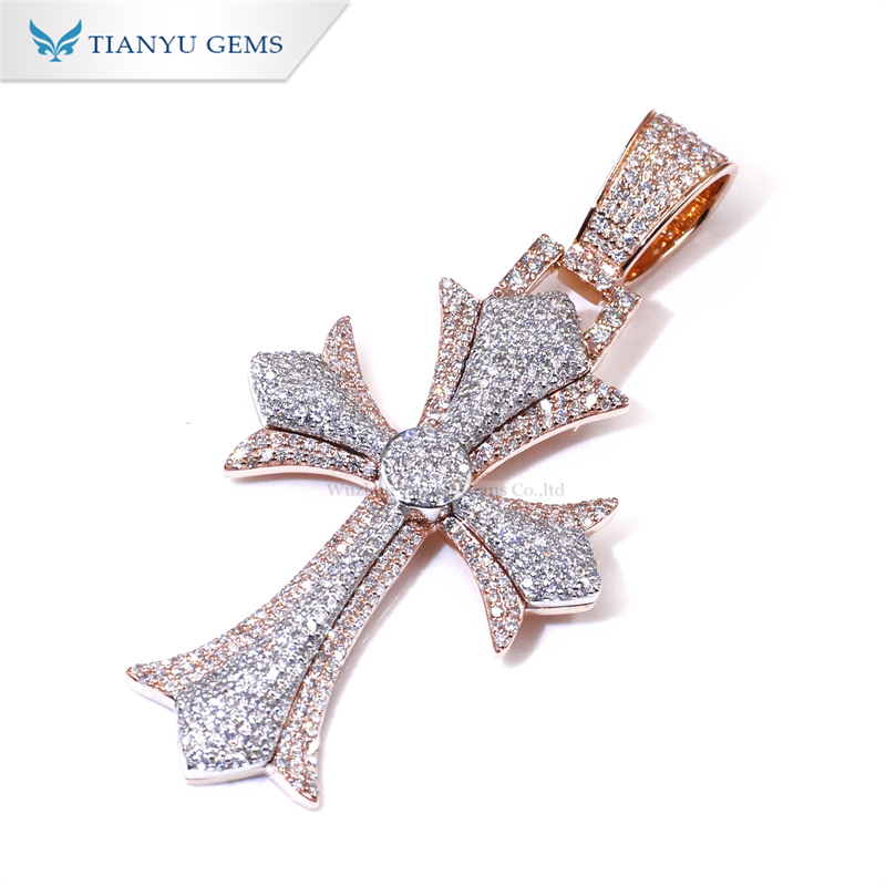 Tianyu gems ローズゴールド モアッサナイト ネックレス 14k/18k Tianyu gems ローズゴールド モアッサナイト ネックレス 14k/18k