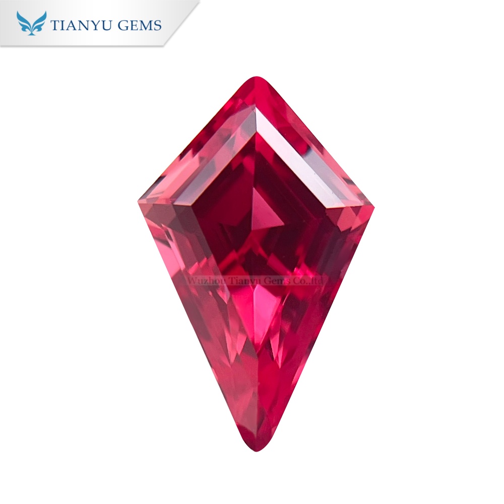 Genuine Ruby Loose Square Radiant Cut Top Quality Lab-Grown